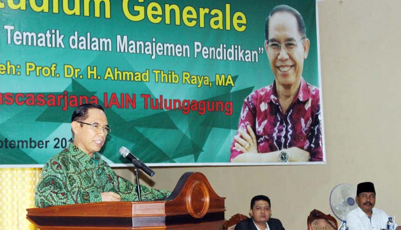 Pascasarjana Gelar Studium Generale Tafsir Tematik dalam Manajemen Pendidikan