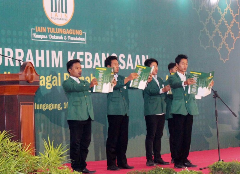 Mahasiswa IAIN Tulungagung Deklarasikan Kampus Anti-Radikalisme