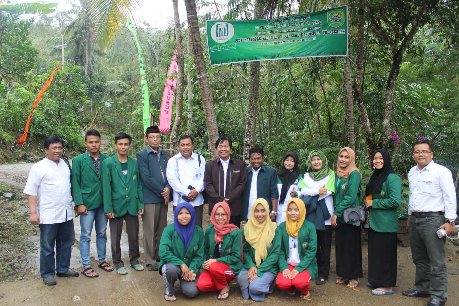 Rektor IAIN Tulungagung Kunjungi KKN di Kecamatan Panggul Trenggalek