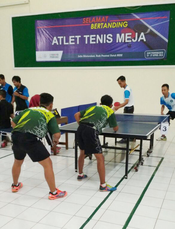 Melalui Nomor Ganda, Tenis Meja Kembali Sumbang Emas IAIN Tulungagung