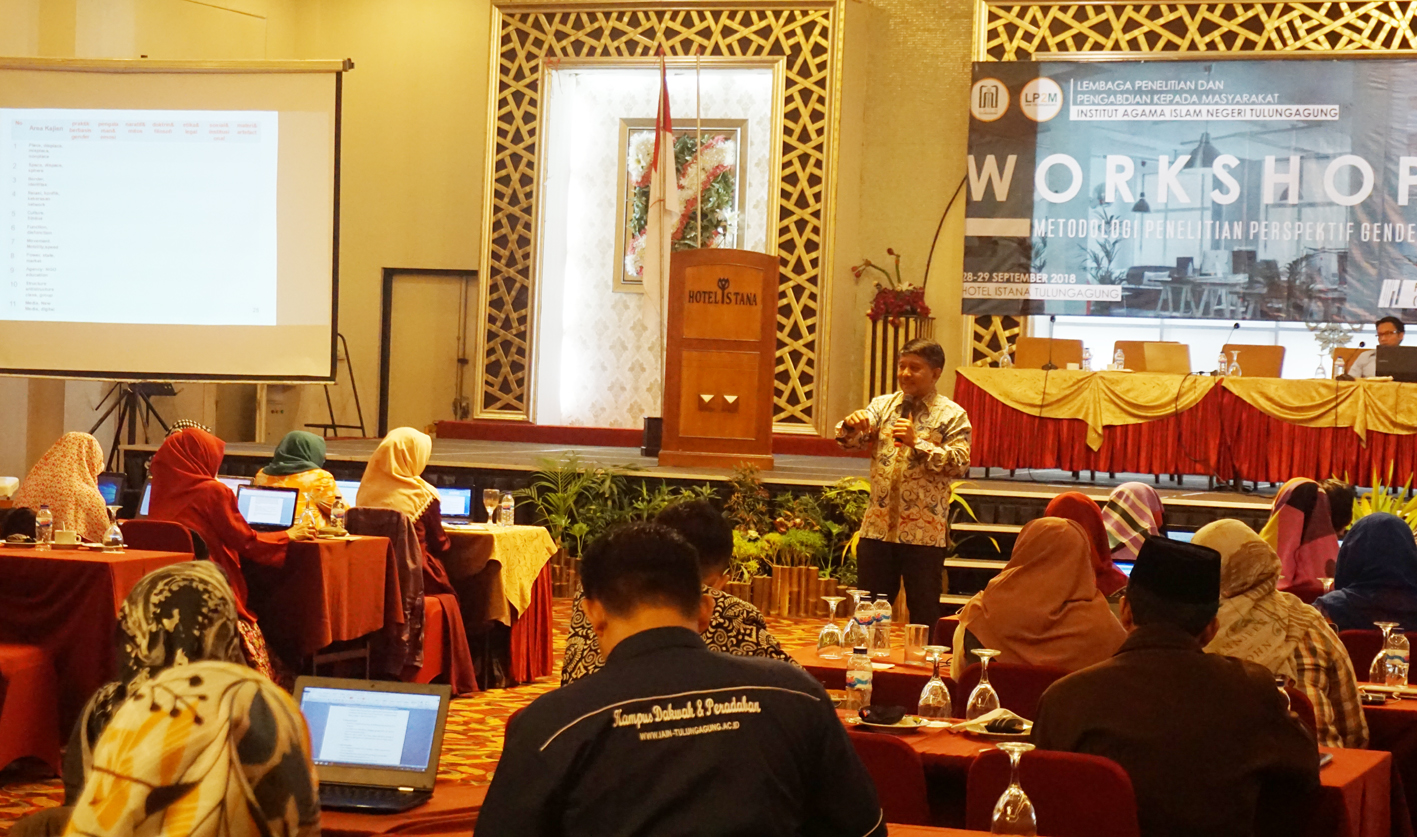 LP2M IAIN Tulungagung Gelar Workshop Metodologi Penelitian Perspektif Gender
