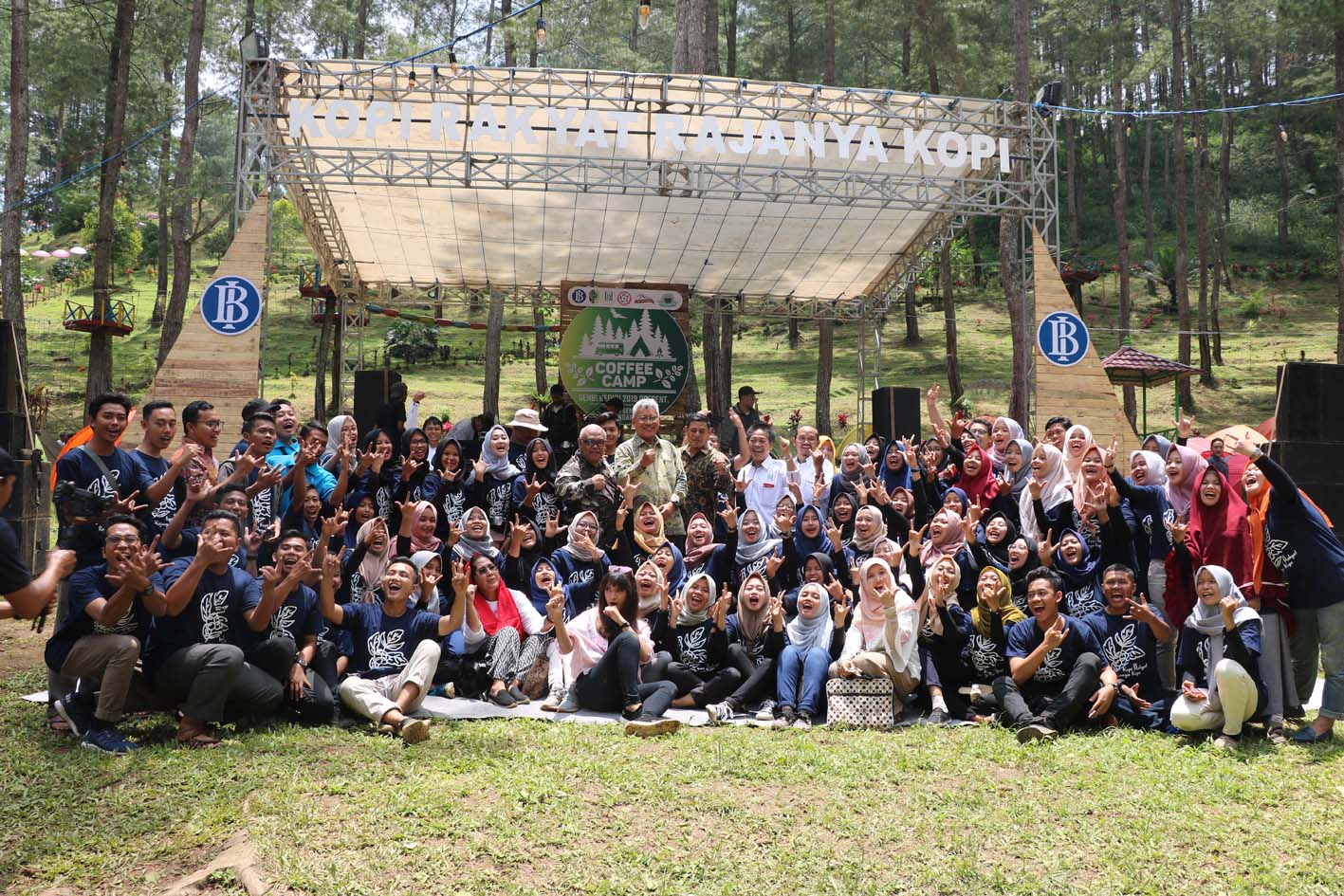 Mahasiwa GenBI IAIN Tulungagung Gelar Coffe Camp dan Peresmian Musholla
