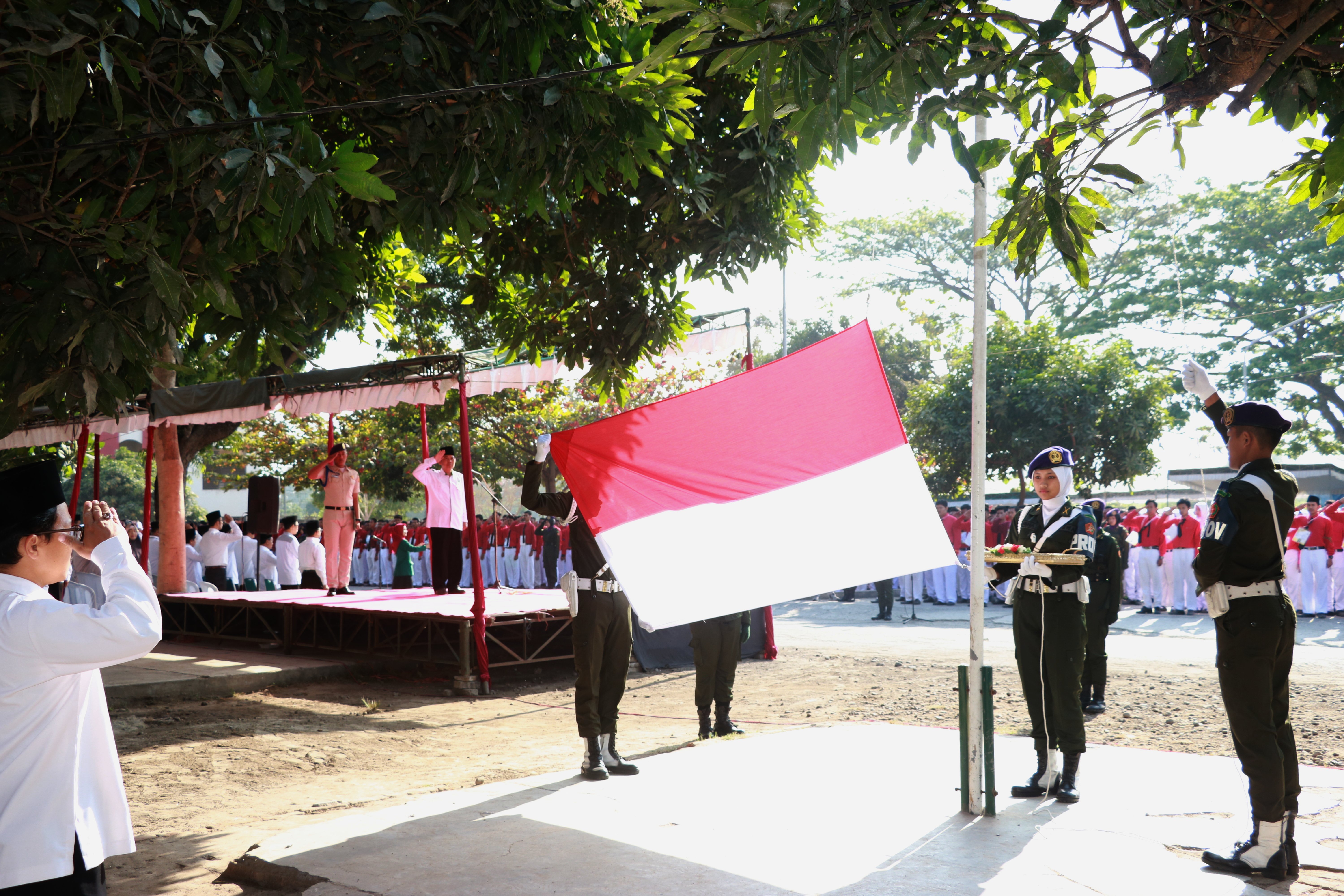 IAIN Tulungagung Laksanakan Upacara Peringatan HUT RI ke-74