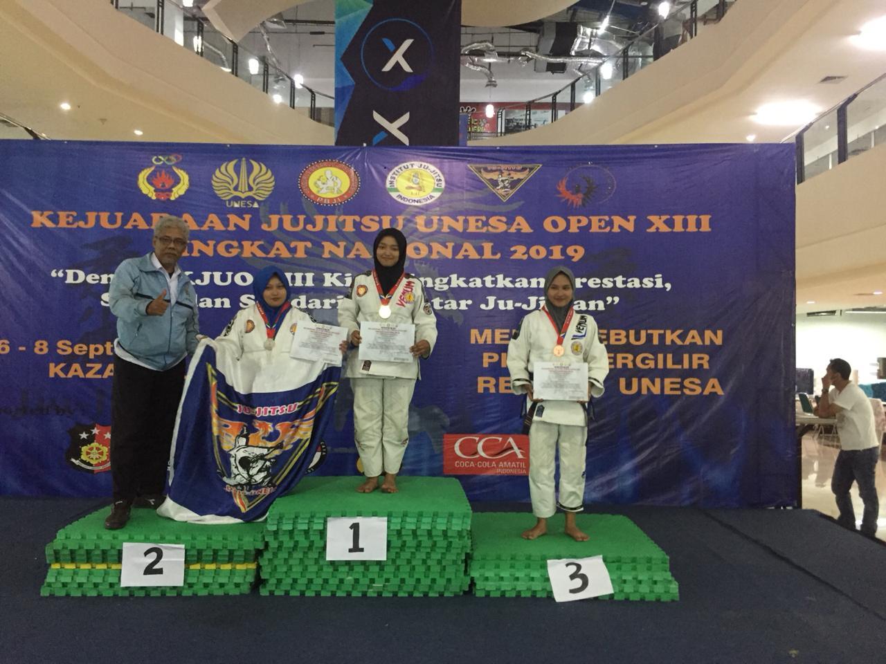 Mahasiswi TBIO Juarai Kejuaraan Jujitsu Unesa Open XIII 2019
