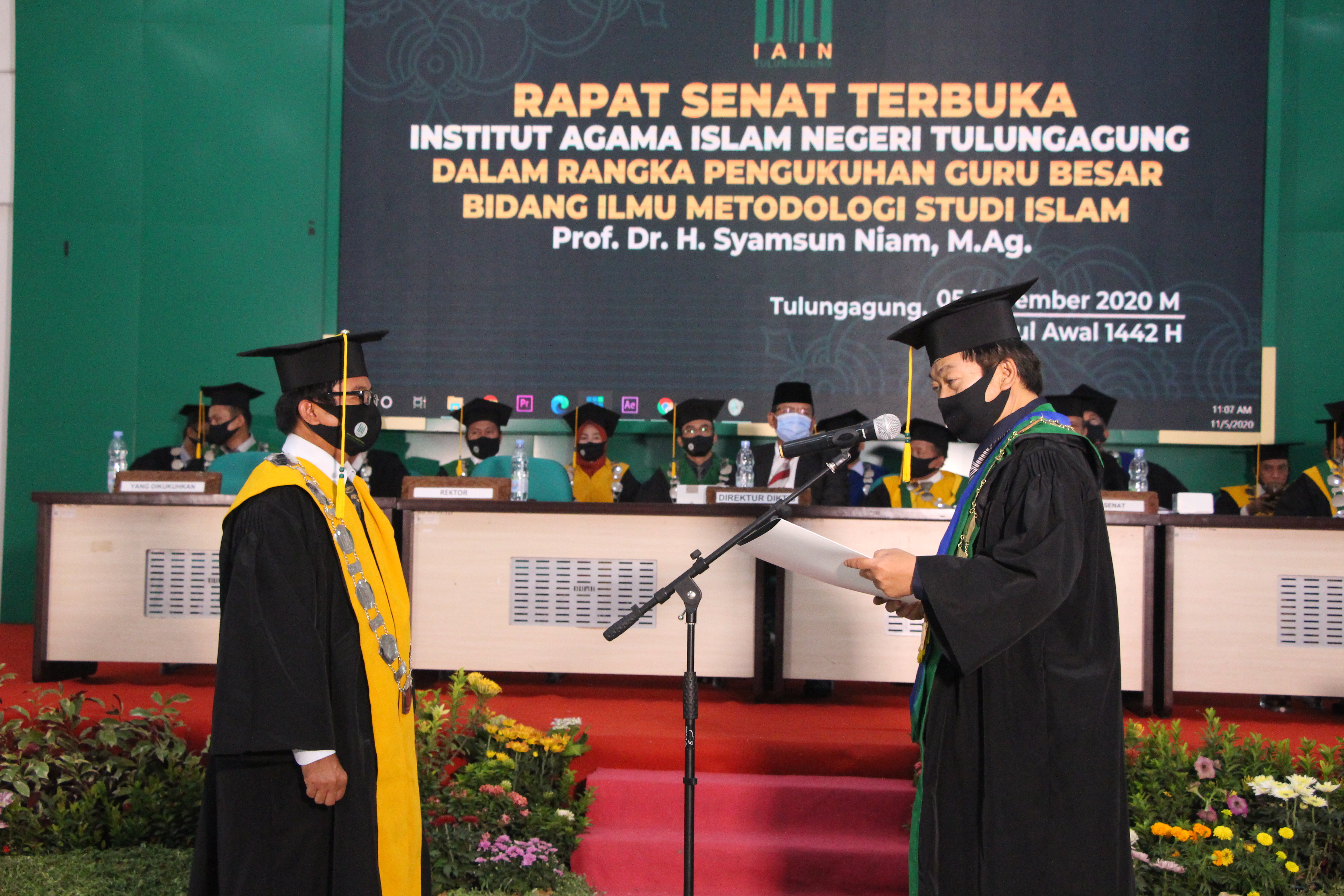 IAIN Tulungagung Kukuhkan Guru Besar ke-11, Dihadiri Direktur PTKI Kemenag RI
