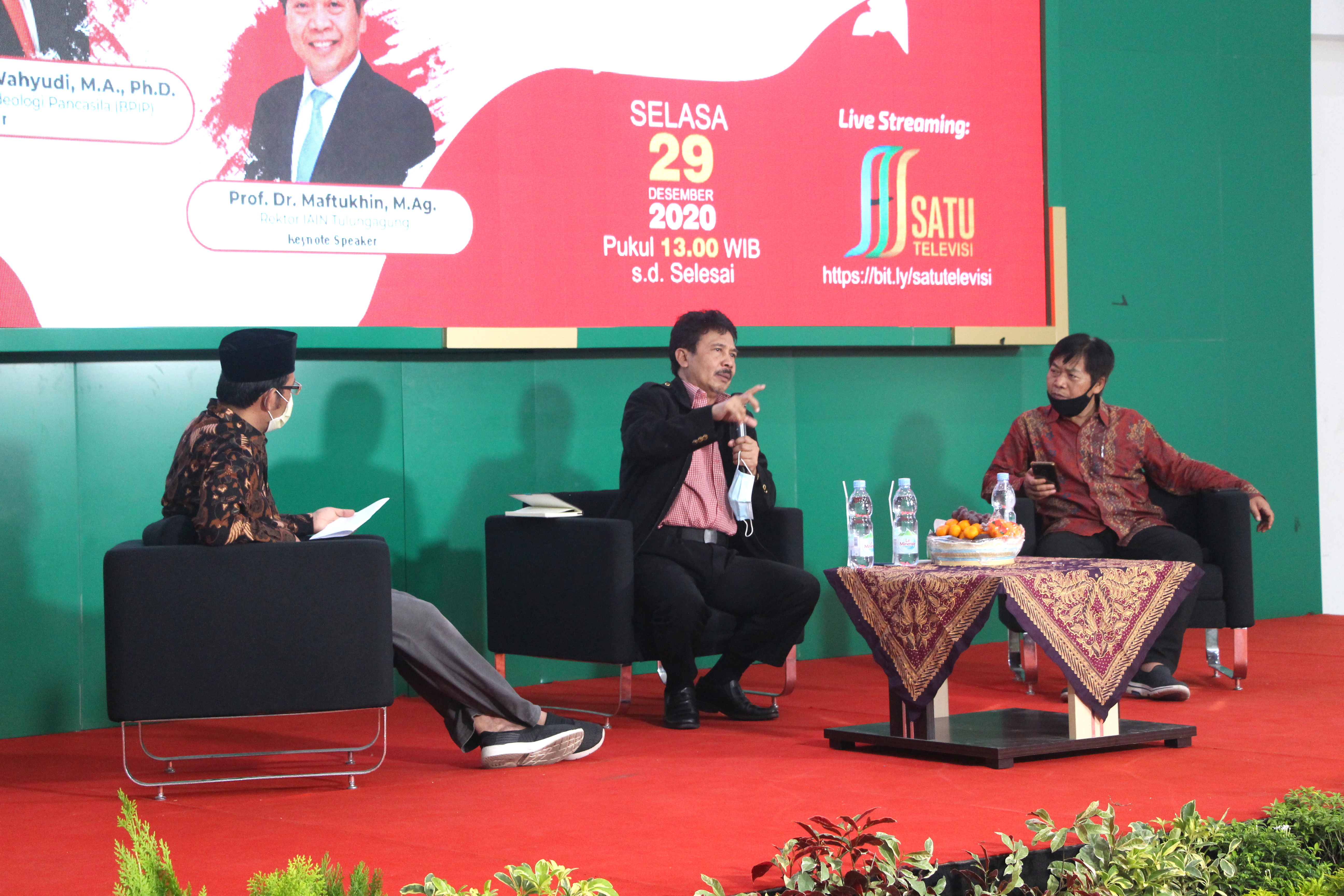Hadirkan Kepala BPIP, IAIN Tulungagung Gelar Talk Show tentang Spiritualitas Pancasila