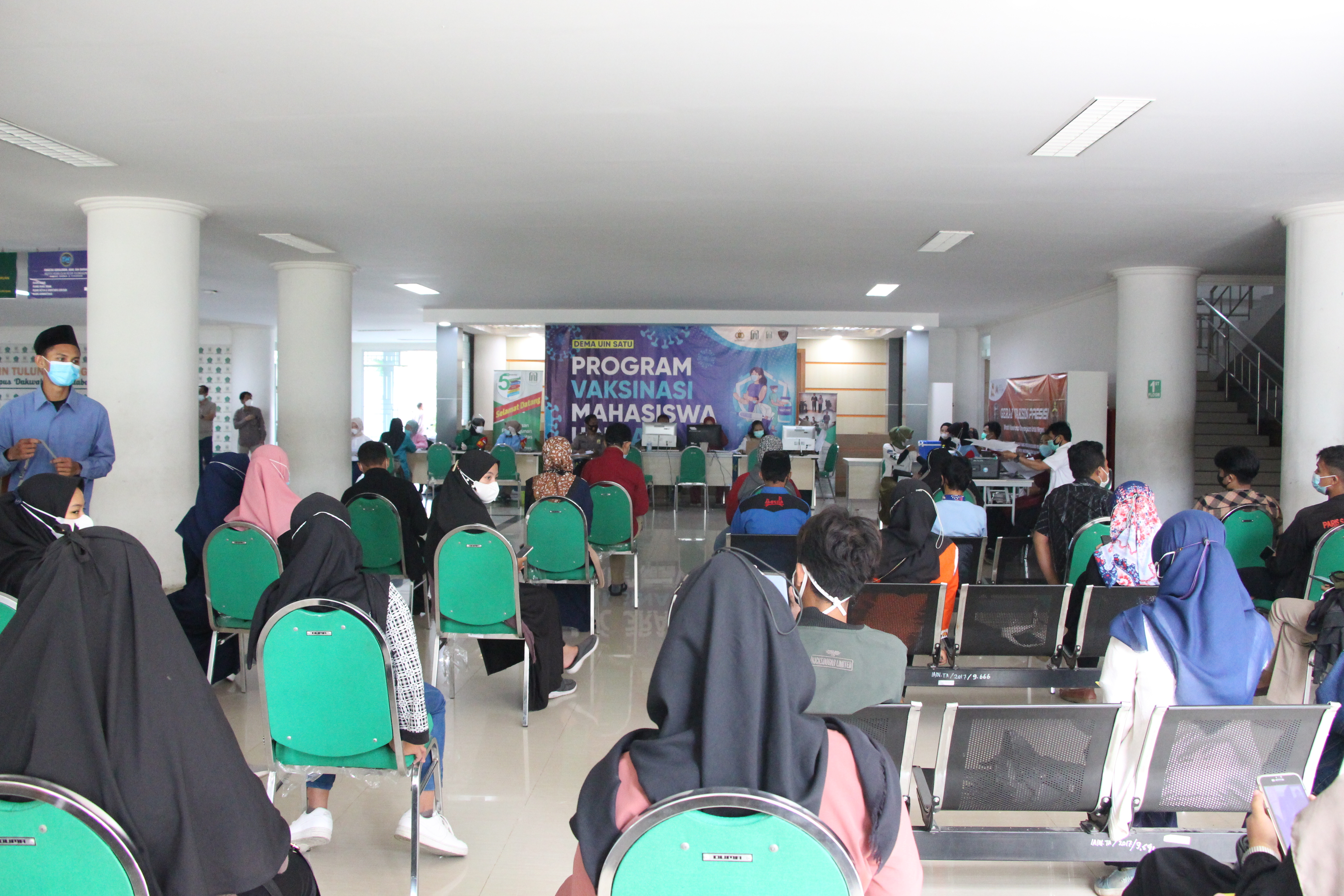DEMA UIN SATU Selenggarakan Vaksinasi Covid-19 untuk Mahasiswa