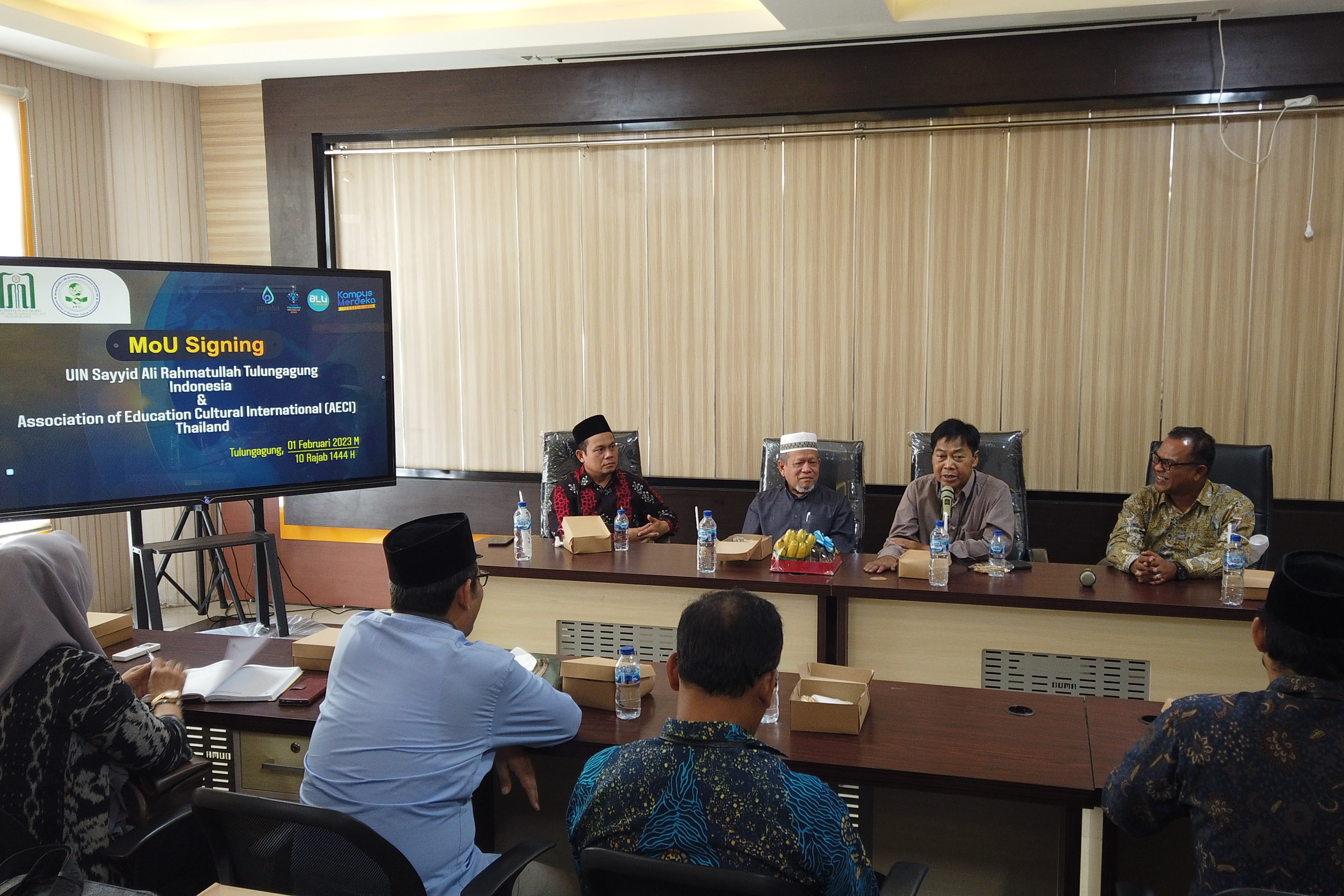 UIN SATU Tulungagung Perkuat Jalinan Kerjasama dengan Lembaga Pendidikan Thailand Pasca Pandemi