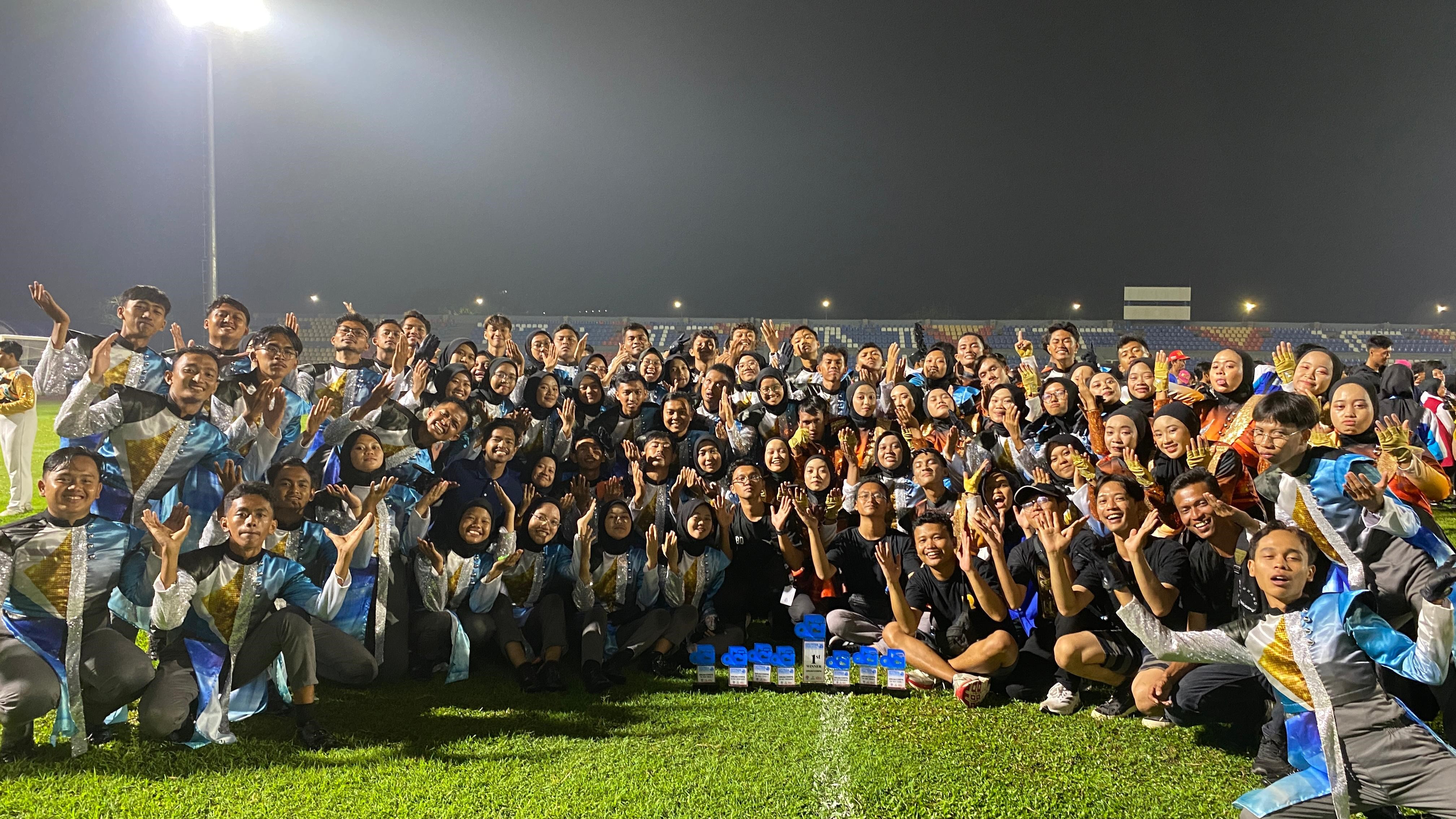 Marching Band Derap Swara Sangkakala UIN SATU Raih Juara Lomba Internasional