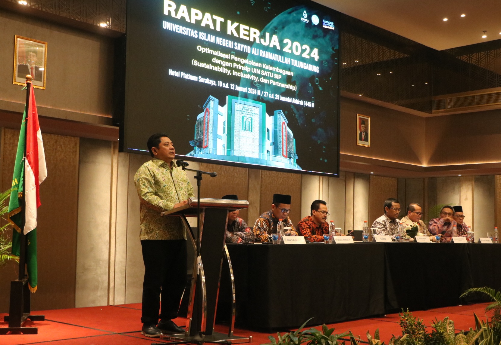UIN SATU Tulungagung Gelar Rapat Kerja 2024, Dibuka oleh Dirjend Pendis Kemenag RI