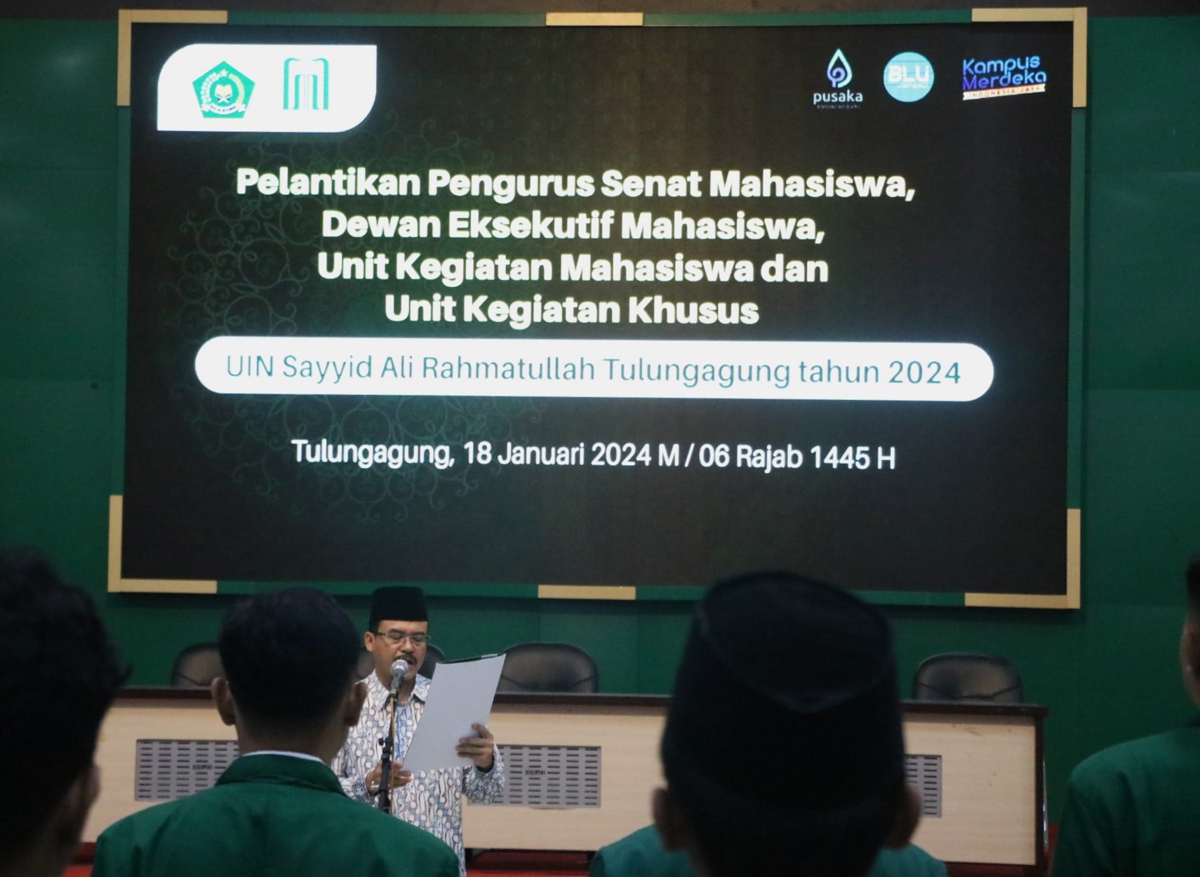 Resmikan Alih Status 4 UKM, Rektor: Pertahankan Kualitas dengan Standarisasi dan Akreditasi Ormawa