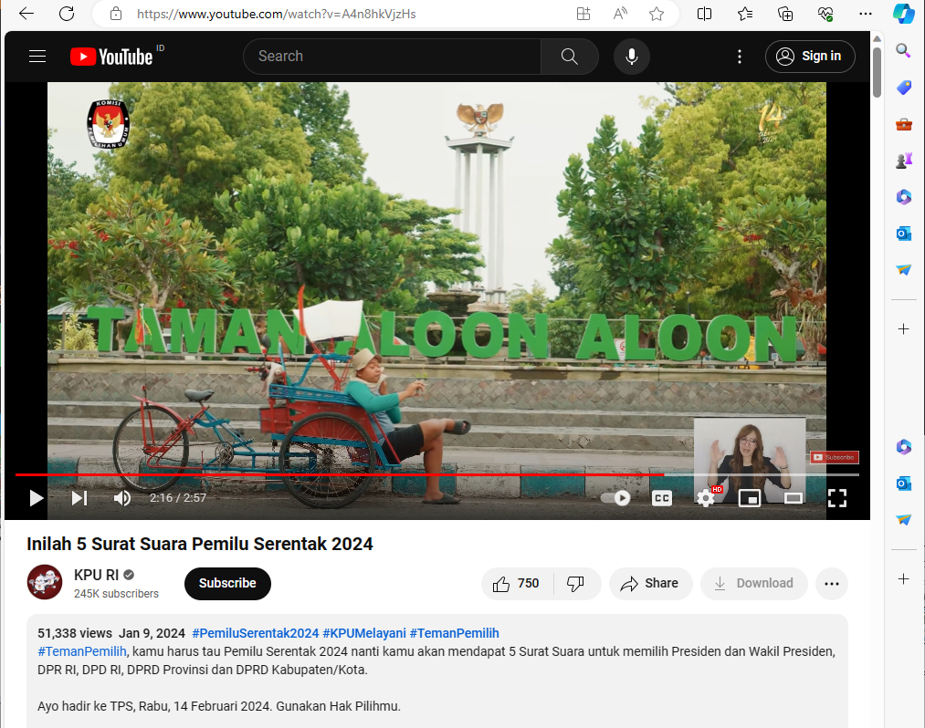 Kontribusi Mahasiswa UIN SATU Tulungagung pada Pemilu 2024 Melalui Video Sosialisasi Warna Kartu Pemilih