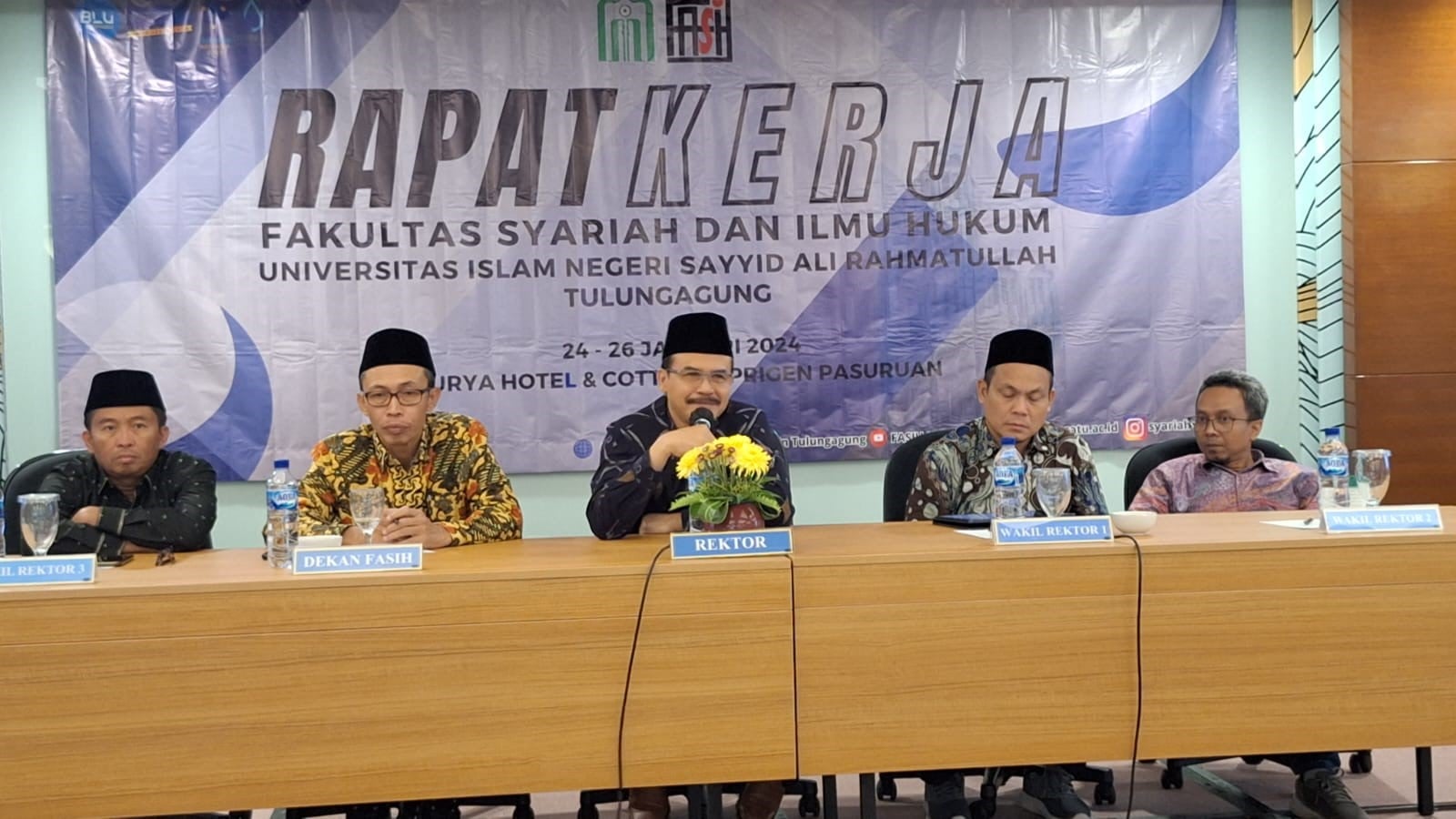 Rektor UIN SATU Buka Rapat Kerja FASIH Tahun 2024