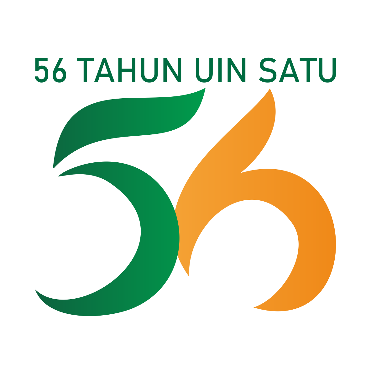 Logo Dies Natalis ke-56 UIN Sayyid Ali Rahmatullah Tulungagung