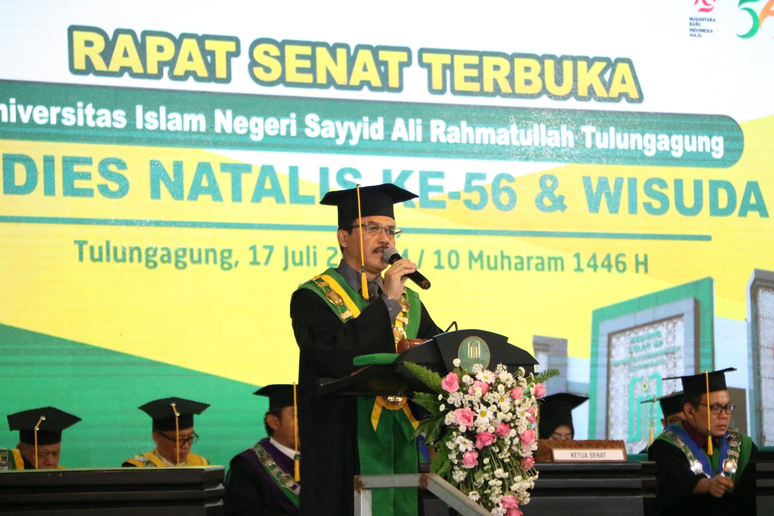 Wisuda ke-39, Rektor Beri Empat Pesan Kepada Seluruh Peserta Wisuda