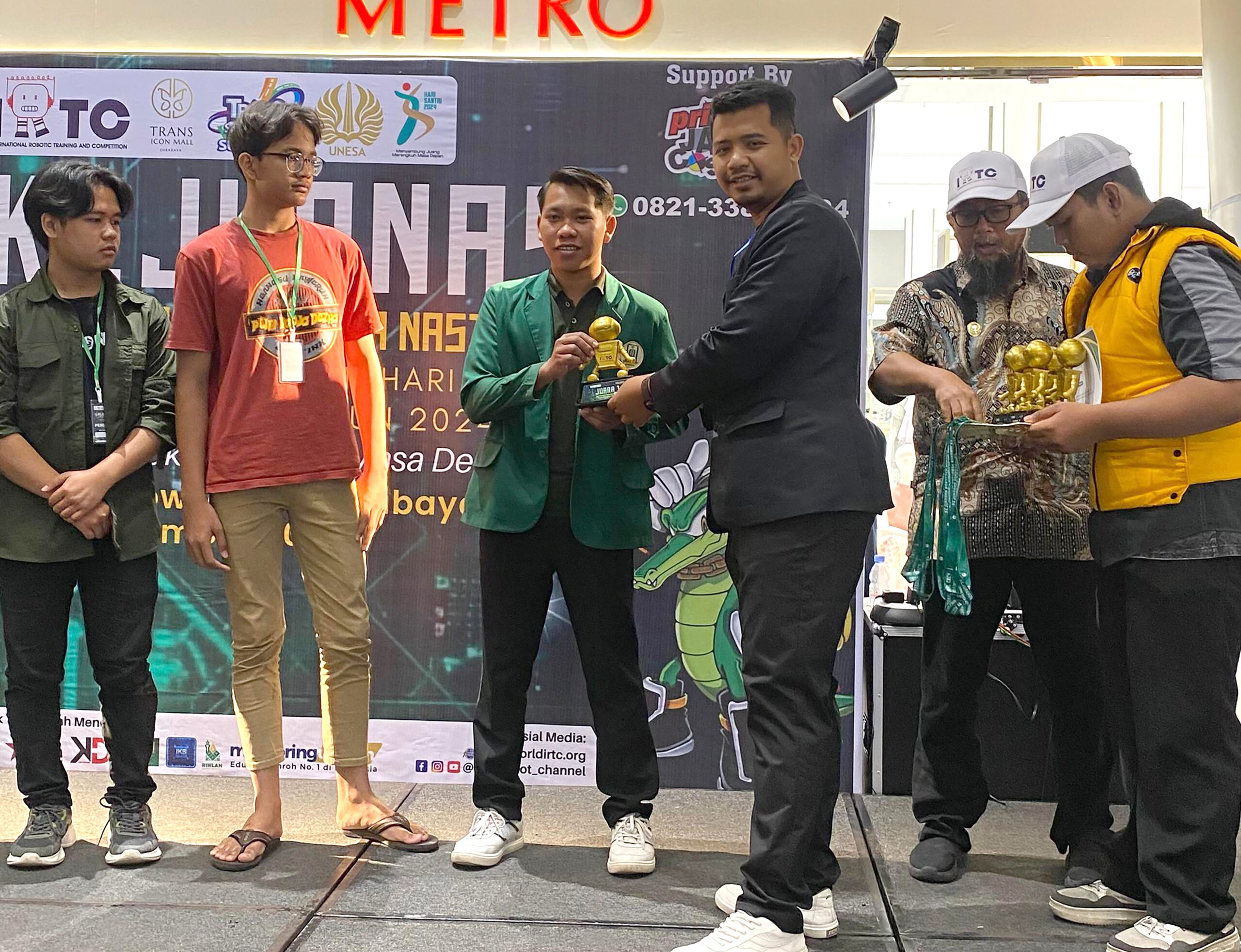 Mahasiswa UIN SATU Raih Juara I Kejurnas Robotika dalam IRTC 2024