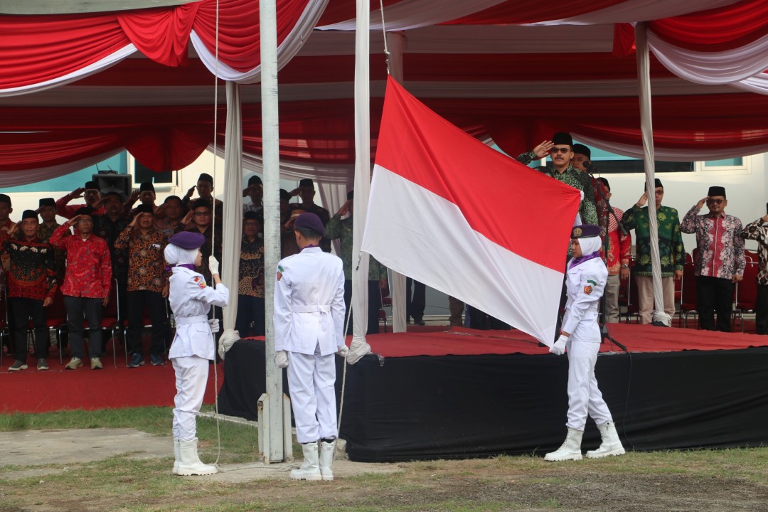 Peringati HUT RI ke-80, Rektor UIN SATU Tekankan Prinsip SIP dan ReliGreen sebagai Wujud Amanah Kemerdekaan
