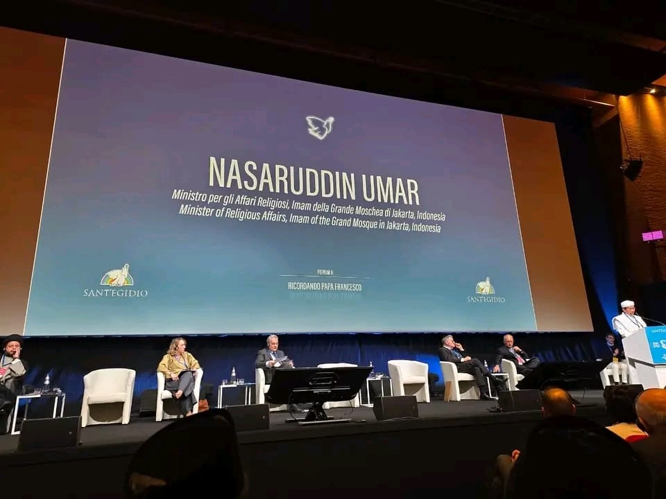 Gagas Perdamaian Dunia di Vatikan, Rektor UIN SATU Dukung Prof. Nasaruddin Umar sebagai Penerima Nobel Perdamaian