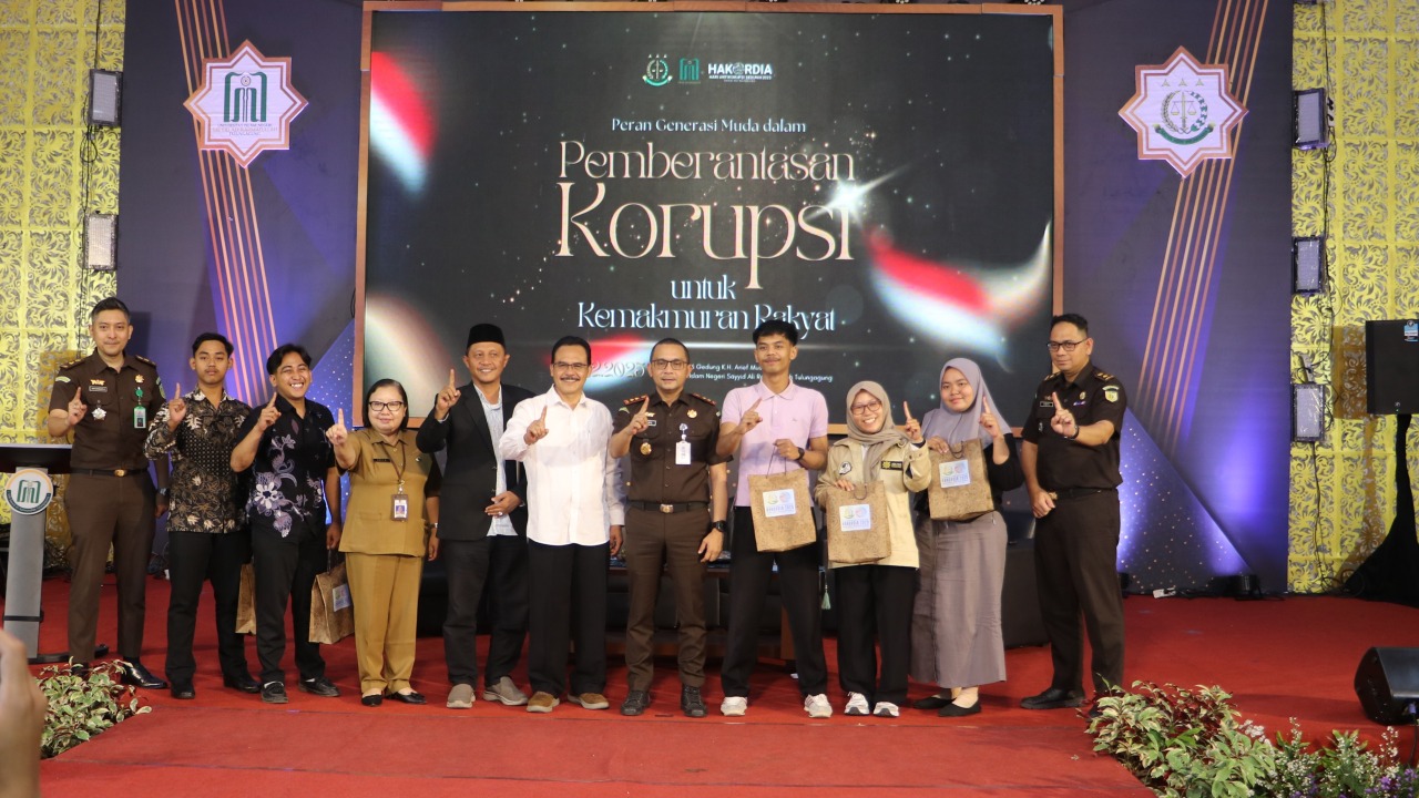 Kolaborasi bersama Kejaksaan Negeri Tulungagung, UIN SATU Gelar Diskusi Panel Peran Pemuda Berantas Korupsi