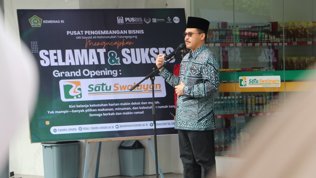 Launching SATU Swalayan, UIN SATU Tulungagung Perkuat Ekosistem Bisnis dan Kemandirian Kampus