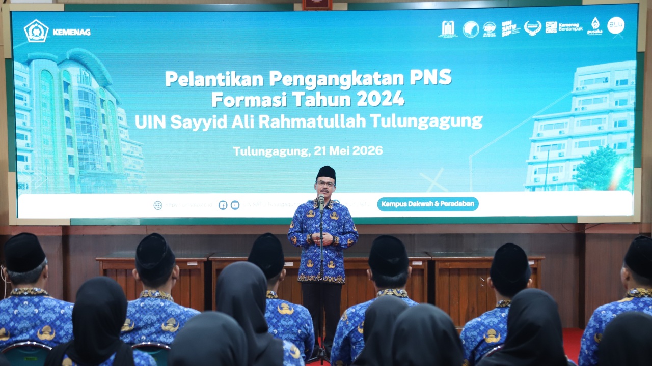 UIN SATU Kukuhkan 34 PNS Formasi 2024, Rektor Tekankan Integritas, Akhlak, dan Semangat Pengabdian
