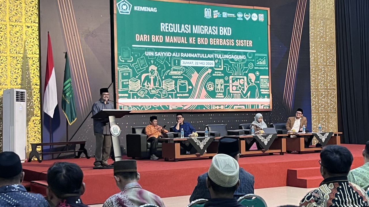 UIN SATU Tulungagung Perkuat Implementasi BKD Berbasis SISTER, Hadirkan Narasumber dari Kemenag RI